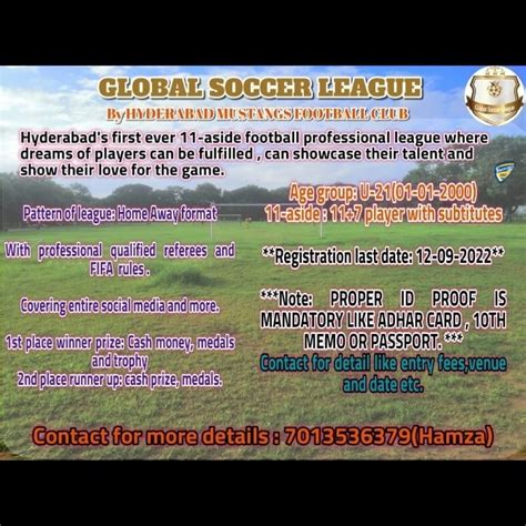 Football Tournaments List In Hyderabad