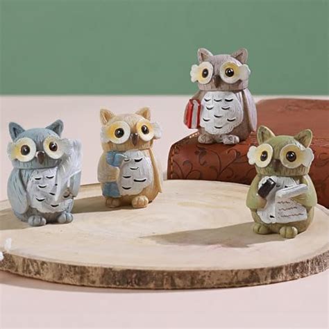 Buy TIED RIBBONS Set of 4 Owls Playing Musical Instruments Showpiece ...