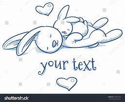 Image result for Bunnies Hugging Drawing