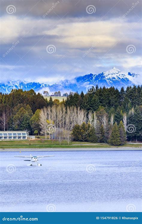 Land Scape and Natural Mountain View Point of Lake Te Anau South Island ...