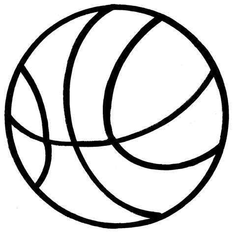 Simple Basketball Drawing | Free download on ClipArtMag