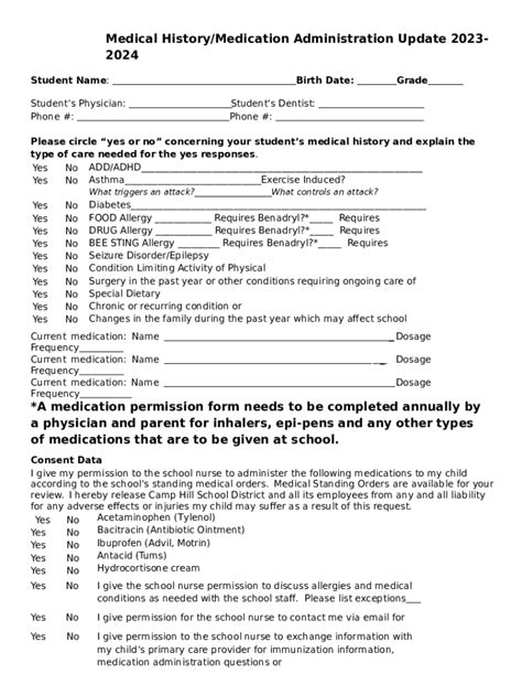 Medical History Update II - Classic Dental Doc Template | pdfFiller