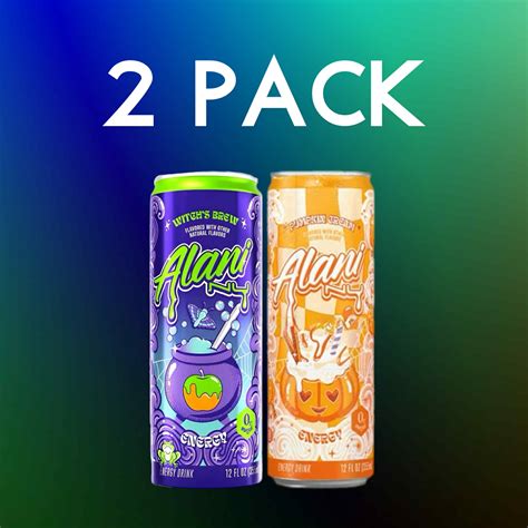 Alani Nu Sugar Free Energy Drink, Variety Pack, 1 Witch's Brew, 1 ...