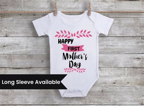 Personalized Happy First Mothers Day Onesie - Baby Bodysuit India