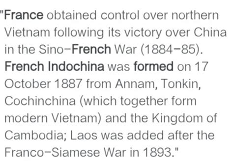 how was French Indo china was formed - Brainly.in