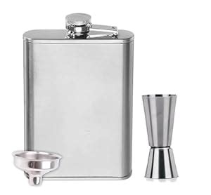 Buy Hip Flask Leak Proof Liquor Pocket Flasks or Alcoholic Beverage ...
