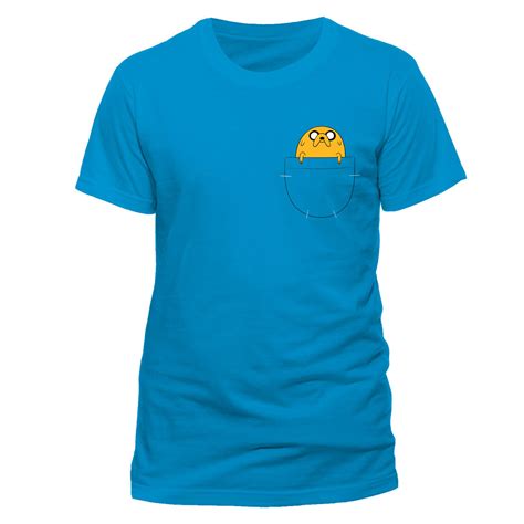 Adventure Time Jake on Pocket Official Unisex T-Shirt. Buy Adventure ...