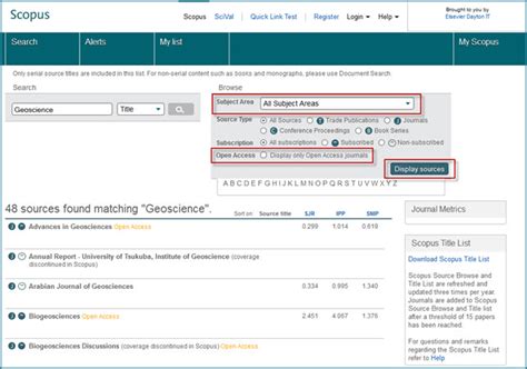 Three ways to search for open access journals in Scopus | Elsevier ...