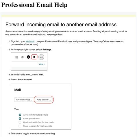 Image result for Email Forwarding Tutorial
