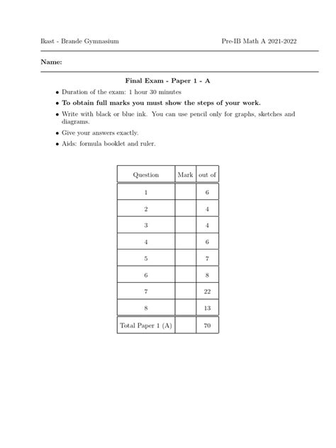 Image result for Mathematic Exam Paper