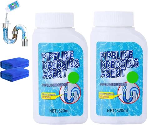 Amazon.com: Pipeline Dredging Agent, 350ml Drain Cleaner,Drain Clog ...