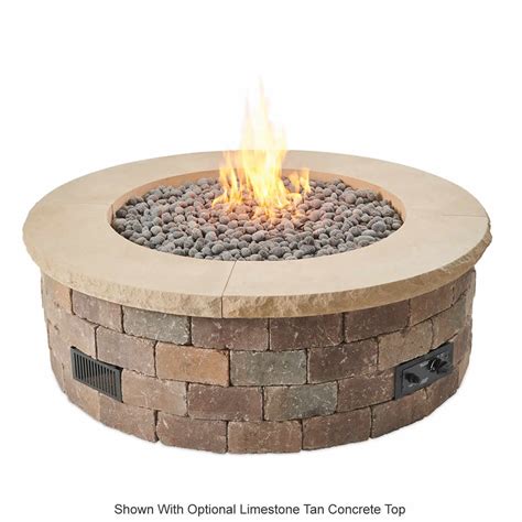Diy Fire Pit Natural Gas DIY Square Gas Fire Pit Kit Travertine