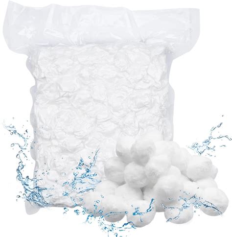 Pool Filter Balls, 700g /1.5 Lbs Filter Filtration Balls Eco-Friendly ...