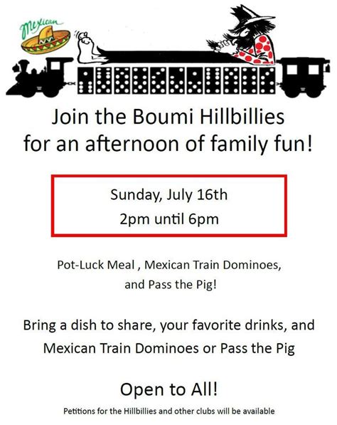 Hillbilly Game Night, Boumi Shriners, Rosedale, 16 July