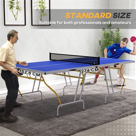 9FT Foldable Table Tennis Table with Cover