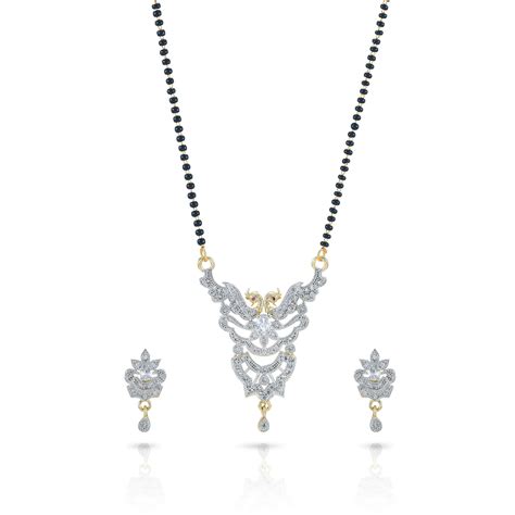 Yellow Chimes Sparkling AD/American Diamond Studded Ethnic Traditional ...