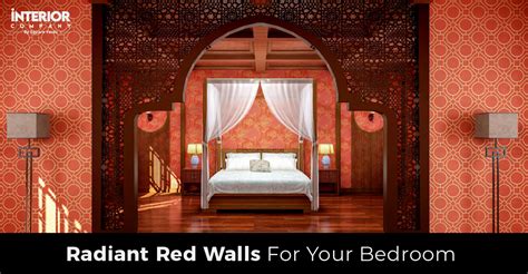 8+ Amazing Red Two Colour Combination For Modern Bedroom Walls