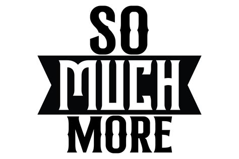 Typography so Much More Graphic by kidscorner · Creative Fabrica