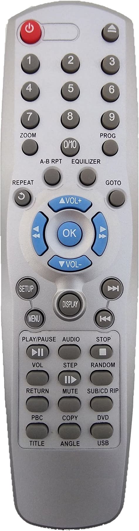 Buy LipiWorld® DVD Player Remote Control (Compatible Moserbaer DVD ...