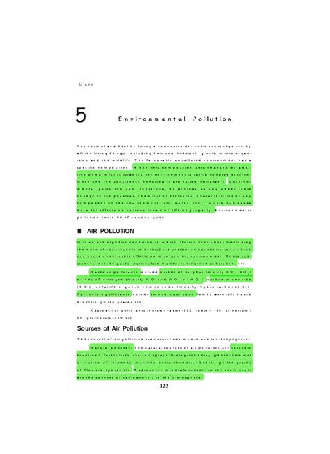 Chapter 5: Environmental Pollution - Final Exam Notes (ENV 101) - Studocu