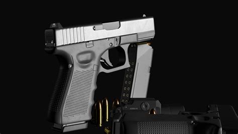 G19 Gen 4 Pistol - 3D model by budedalah [3de6020] - Sketchfab