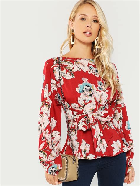 floral print top