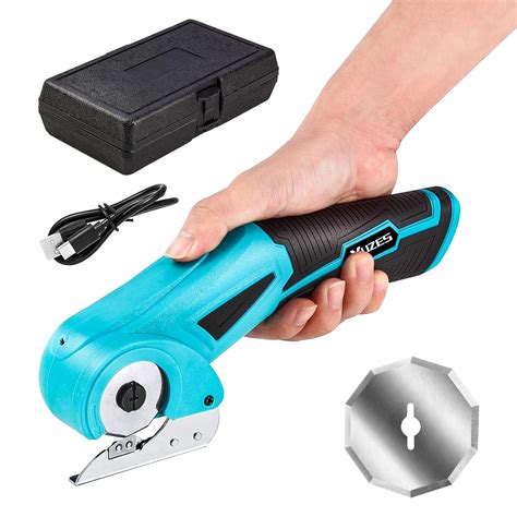 YUZES 4V Li-ion Cutter Shears Zip Snip MAX Rotary Cordless Electric ...