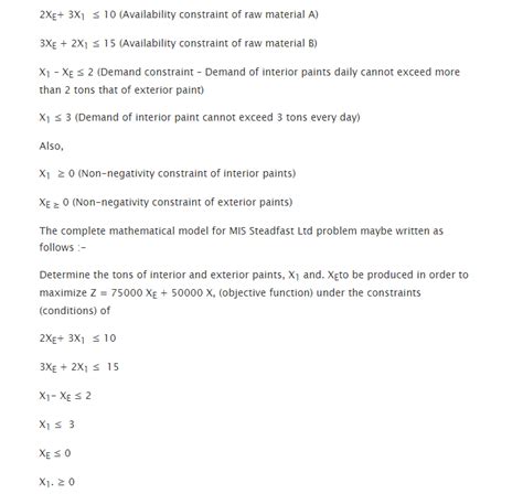 Formulate Linear Programming Problem 的图像结果