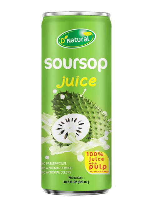 D'NATURAL Soursop Fruit Juice With Pulp – Howden Market