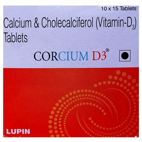 Corcium D3 Tablet 15's Price, Uses, Side Effects, Composition - Apollo ...
