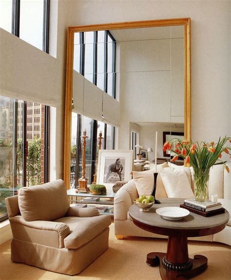 large living room wall mirror