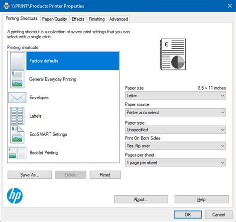 Image result for Printer Properties Menu