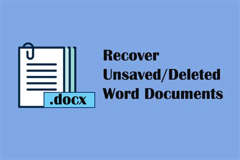 Image result for Document Recovery Word