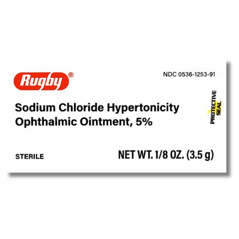 Rugby Sodium Chloride Ophthalmic Solution 5% | 3 Pack