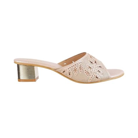 Buy Mochi Women Peach Wedding Slip Ons Online | SKU: 35-4667-80-36 ...