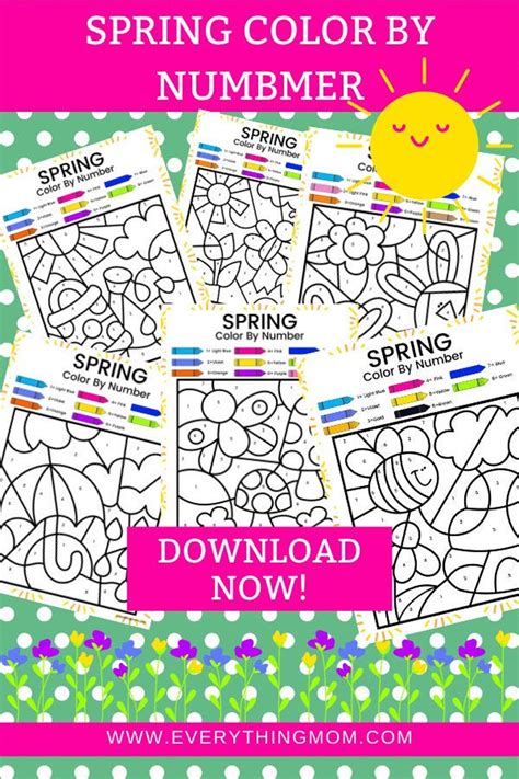 Spring Color by Numbers 的图像结果