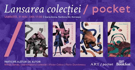 ART / pocket – cu poezia la tine. Lansarea volumelor #1–#4, Bookfest ...