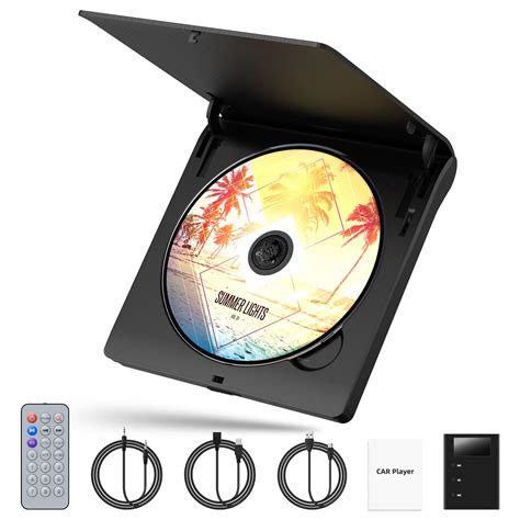 Amazon.com: External Portable CD Player for Car - Homlab Universal Car CD Players with Extra ...