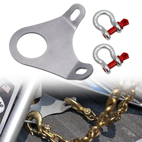 Snapklik.com : RULLINE 5th Wheel Ultimate Connection Safety Chains Plate Towing Accessories