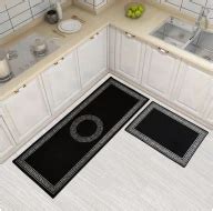 Vintage Greek Round Center Floor Mats (Set of 2) | Grauda Life