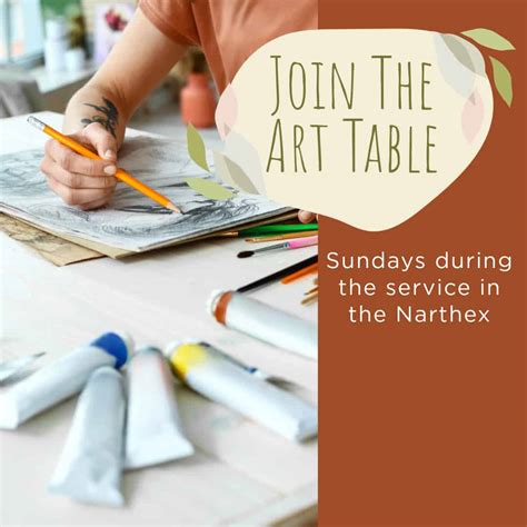 Join the Art Table - Christ Lutheran Church