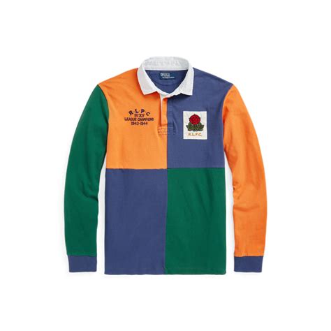 Classic Fit Colour-Blocked Rugby Shirt for Men | Ralph Lauren® IN