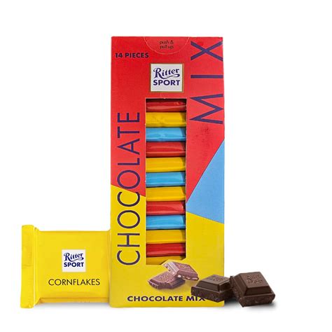 Ritter Sport Assorted Mini Milk Chocolate 133 g (14 Pcs) | Imported ...
