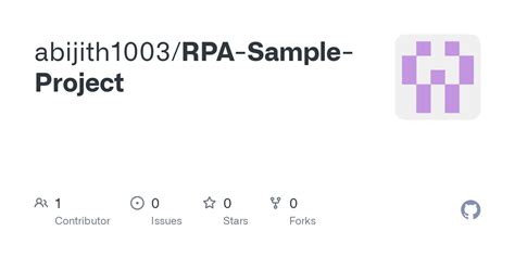 RPA Sample Project 的图像结果