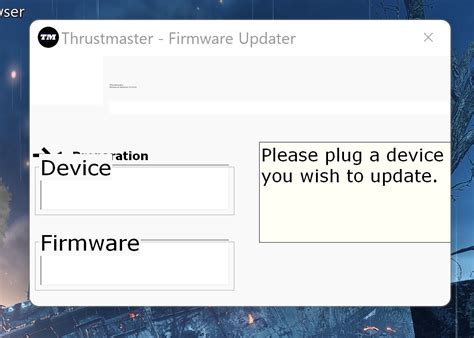 Image result for Thrustmaster Firmware Update