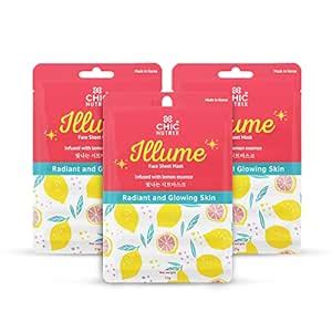 Buy Chicnutrix – Collagen & Vitamin C Korean Sheet Mask | 25g (Pack of ...