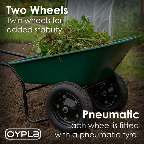 Oypla | Two Wheeled Wheelbarrow | Shop Online Today