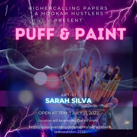 Ticket - Puff and Paint - Ladies Edition - Eventeny