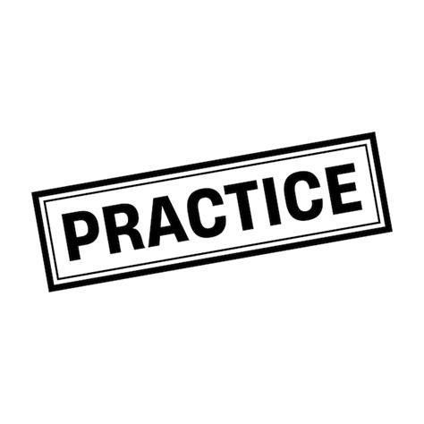Image result for Sign for Practice