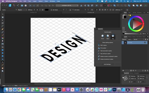 Create Isometric Text in Affinity Designer | Design Bundles
